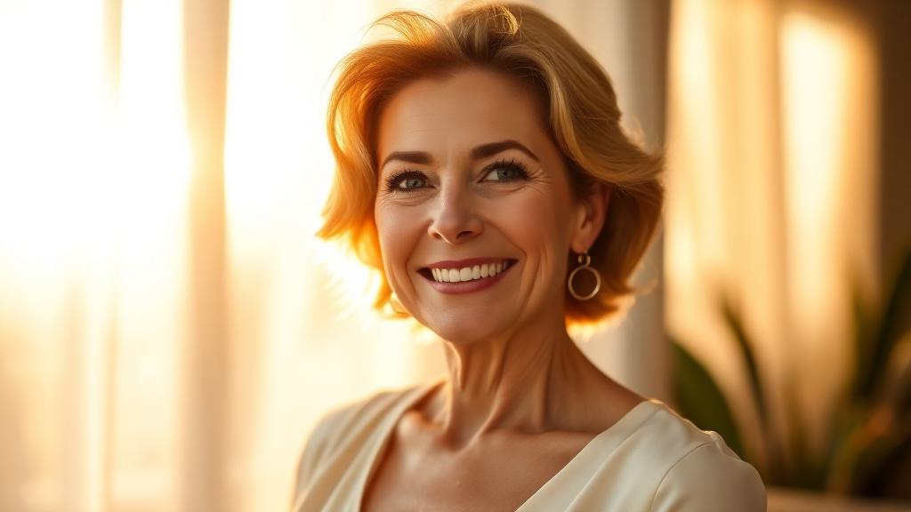 Woman over 40 discussing hormone balance changes with her healthcare provider