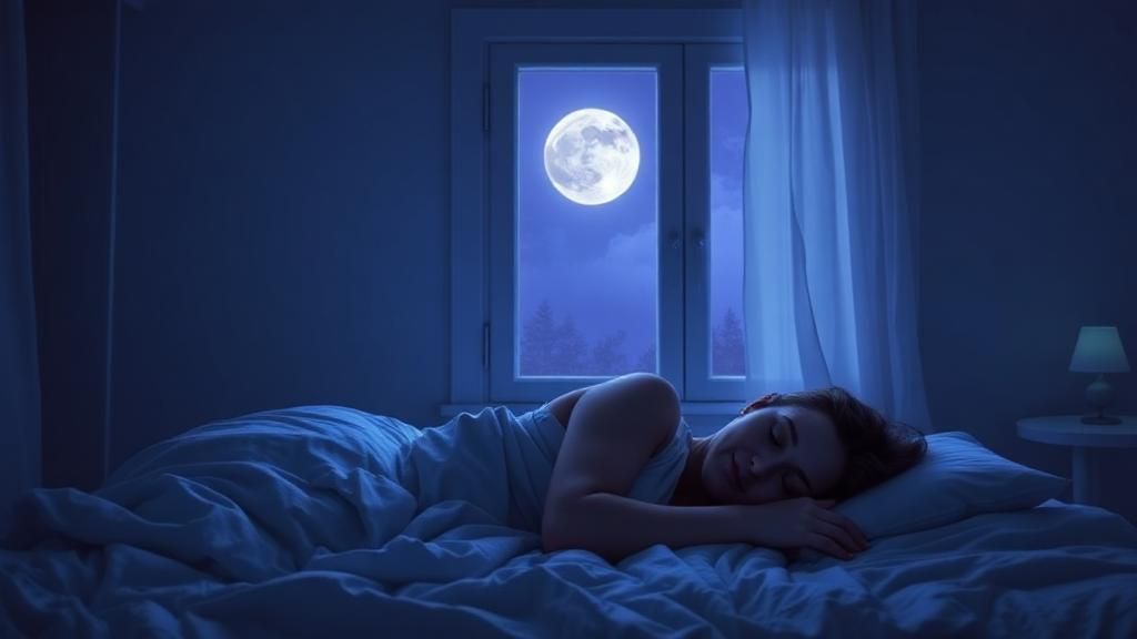 Person sleeping peacefully illustrating the connection between sleep and hormone health